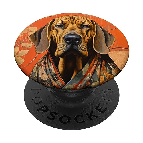 Bloodhound Japanischer Hund treuer Haustier Freund Kawaii Kostüm PopSockets mit austauschbarem PopGrip Bloodhound Japanischer Hund treuer Haustier Freund Kawaii Kostüm PopSockets mit austauschbarem PopGrip