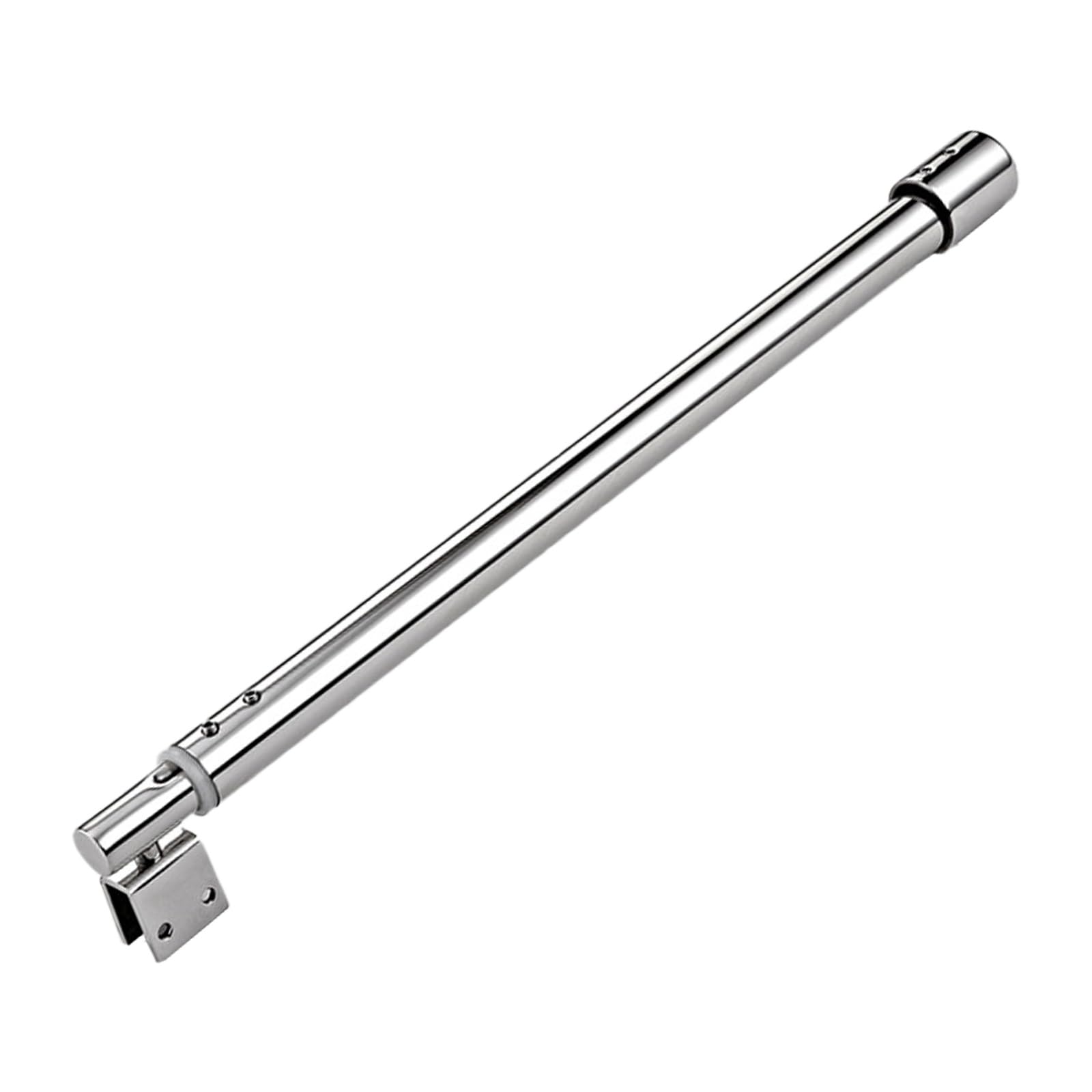 Frameless Glass Stabilizer Bar Shower Glass Support Bar, Stainless Steel Fixed Support Rod, Adjustable Telescopic Stabilizer Rod for Bathroom Shower Enclosures(Flat-Head Type,100-120cm/39.4-47.2in)