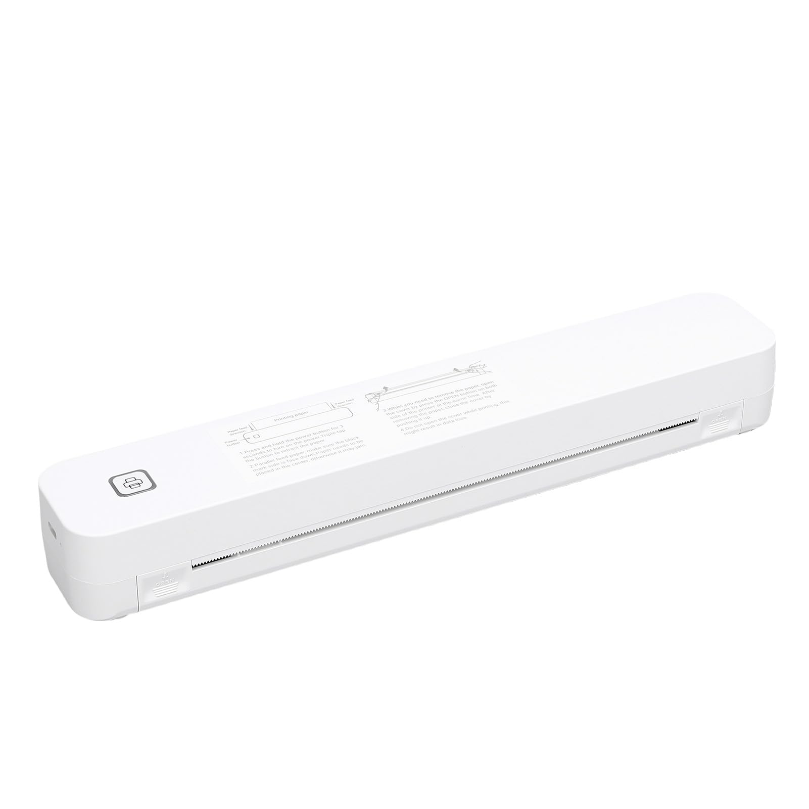 LiebeWH Stampante Termica Portatile Stampante Wireless Senza Inchiostro 203 DPI 2600mAh per 8,5 X 11 Pollici A4 A5 Stampa di Etichette per Documenti di Viaggio Compatti in Carta per Studenti di