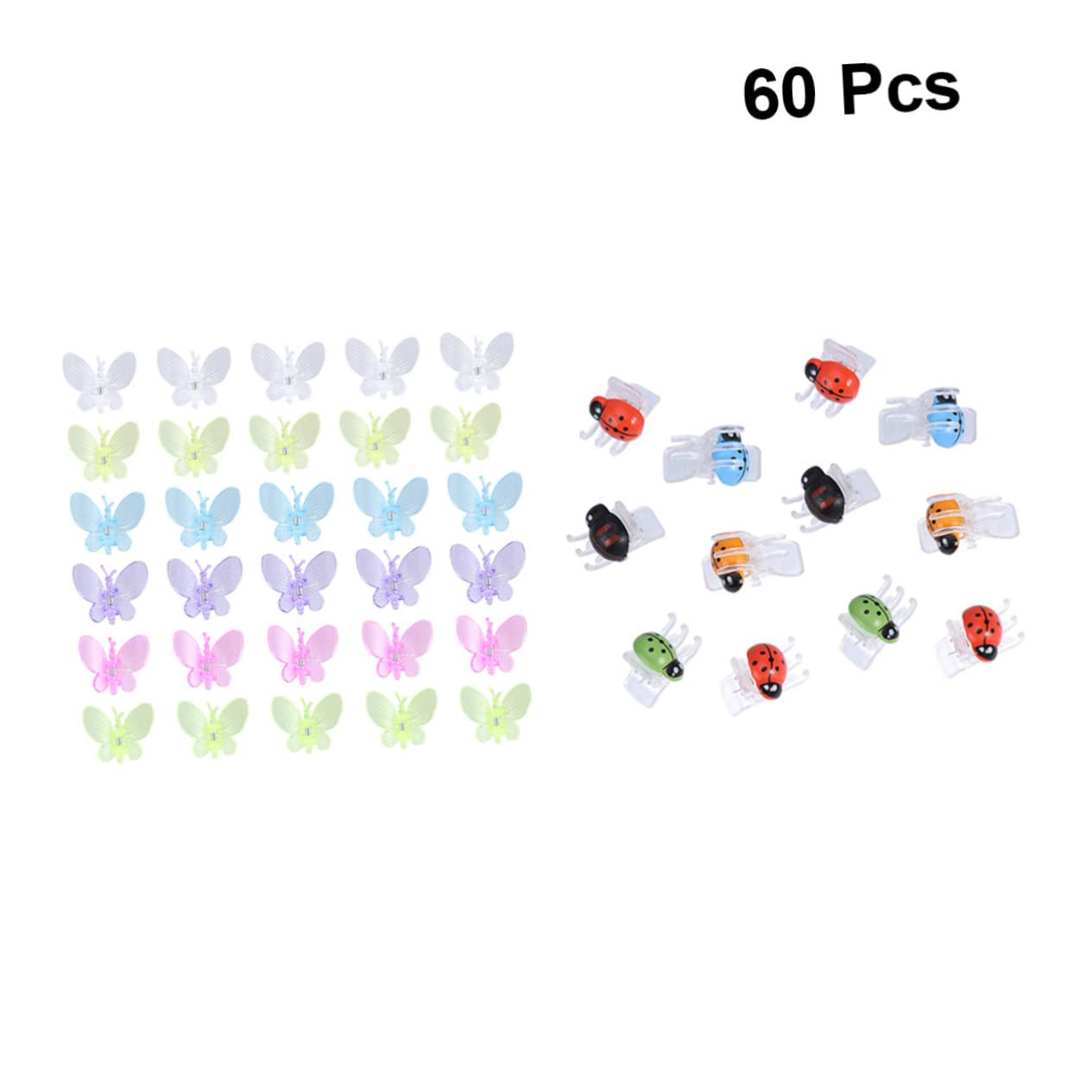 Supvox 3 Sets Mit 30 Marienkäfer-Clips Feste Clips Für Orchideenranken Kunststoff-pfropfclips Für Den Garten Sicher Und Robust Zur Pflanzenunterstützung 60 Stück * 3