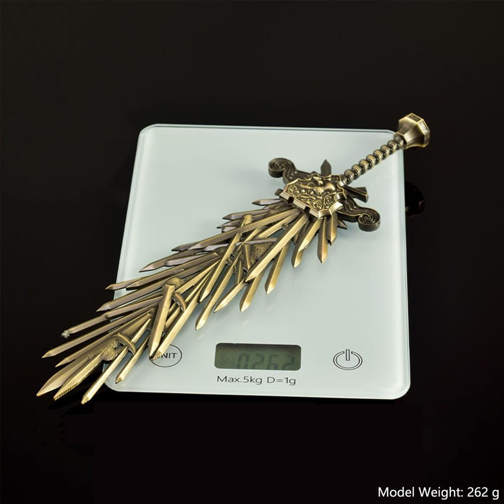 Elden Rings Grafted Blade Greatsword Replika, Metalowy Model Miecza 30 cm z Pudełkiem, Kolekcjonerska Dekoracja na Biurko, Prezent dla Fanów