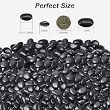 Terrarium Supplies,Virekm River Rocks, Decorative Ornamental Pebbles,Garden Landscaping Stones,Gravel Filler for Home Decoration Flower Bed Fish Tank Plants Vases Succulents