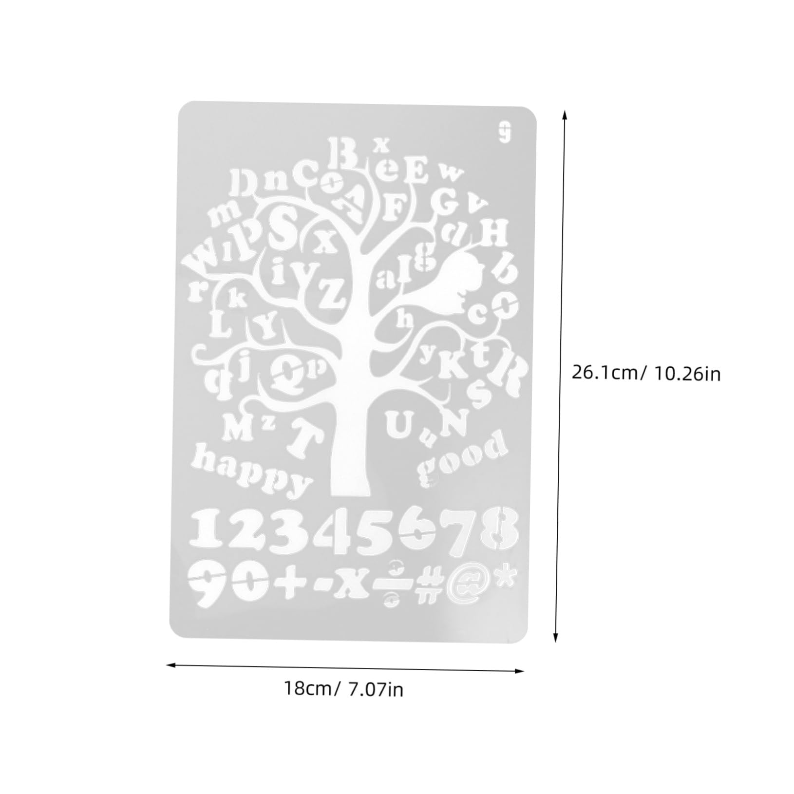 Tofficu 2 Set Stencil E Per Pittura Template Alfabeto Riutilizzabili Per Decorazioni Diy Su Tela Muro E 20 Pezzi * 2
