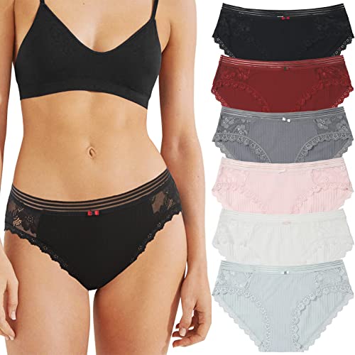 Levao Cotton Underwear Women's Bikini Panties Breathable Hipster Stretch Full Briefs Multipacks S-Xl #TOP7