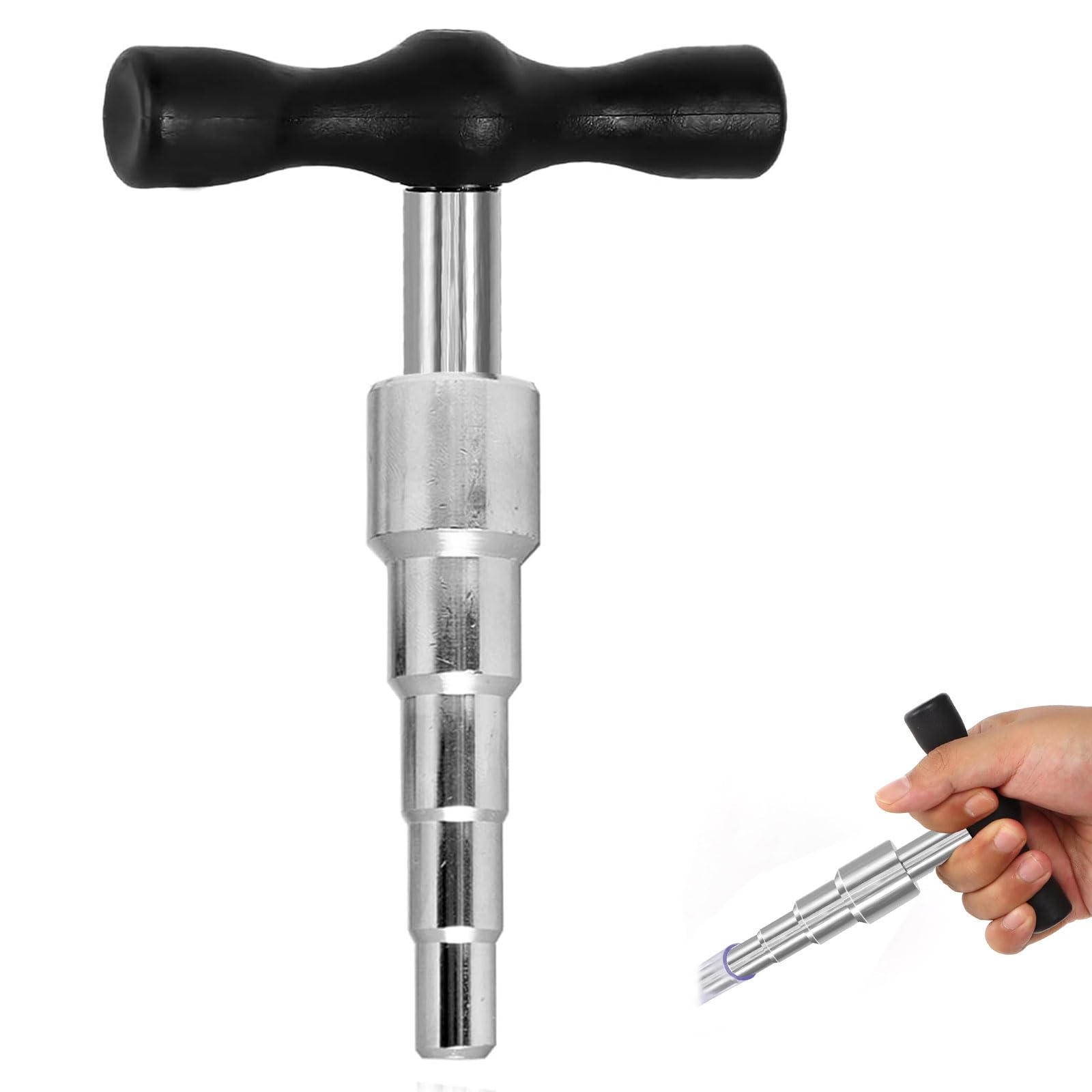 Kalibrierdorn, T-Kalibrierer, Rohre Kalibrierung, Metall Kalibrierer, Universal Rohr Expander für Mehrschichtverbundrohr, Heizrohr, Kunststoffrohr, Kupferrohr(16/18/20/25/32MM)