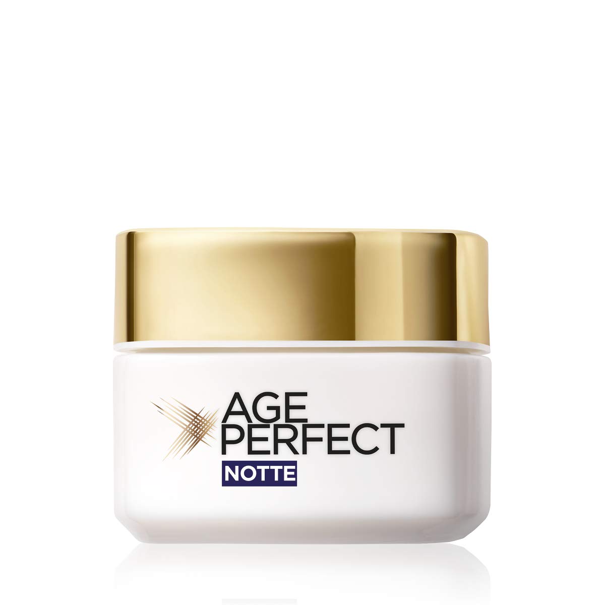 L'Oréal Paris Crema Viso Notte Anti-Età, Per Pelli Mature, Pelle Più Compatta e Levigata, Macchie dell'Età Ridotte, Con Peptidi di Micro-Collagene e Niacinamide, Age Perfect Collagen Expert, 50 ml