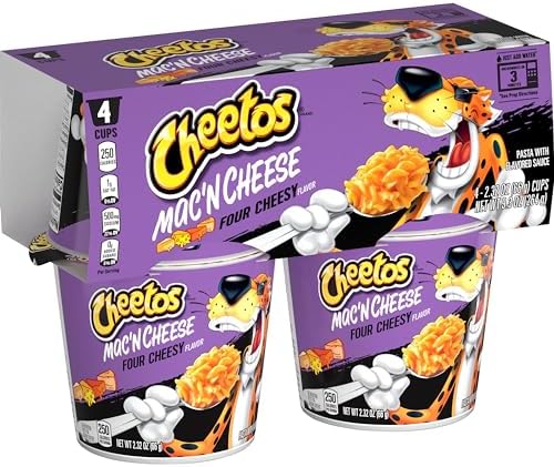 Cheetos Mac & Cheese Cups, Xtra 4 Cheesy, (4 Cups)