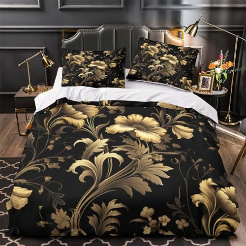 Parure de lit 3D dorée créez une ambiance de suite parentale