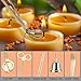 DANGSHAN 3 in 1 Candle Accessory Set - Wick Trimmer, Snuffer, Dipper with Gift Package for Candle Lovers (Champagne Gold)