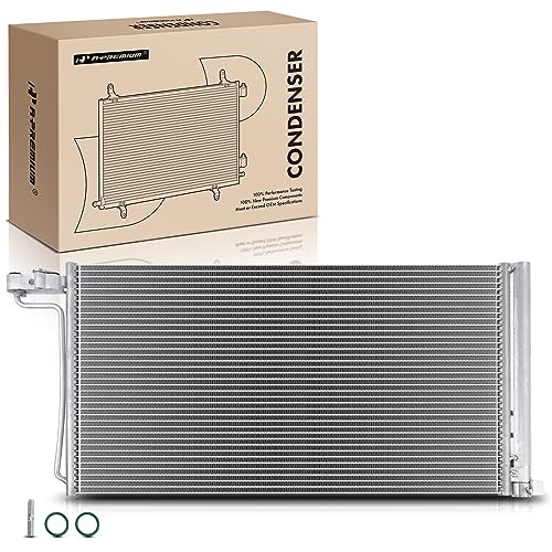 A-Premium Air Conditioning AC A/C Condenser with Receiver Dryer Compatible with Ford Focus 2012 2013 2014, Replace# 3981 AV6Z19712A