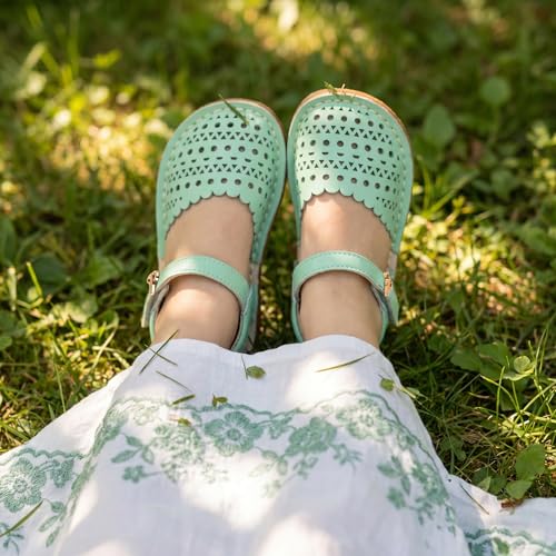 Image of THEE BRON Toddler Girls Espadrilles Sandals Hollow Out Rustic Dress Shoes