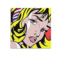 Amazon.co.jp: ロイ・リキテンスタイン 画家 溺れる少女 ポスター