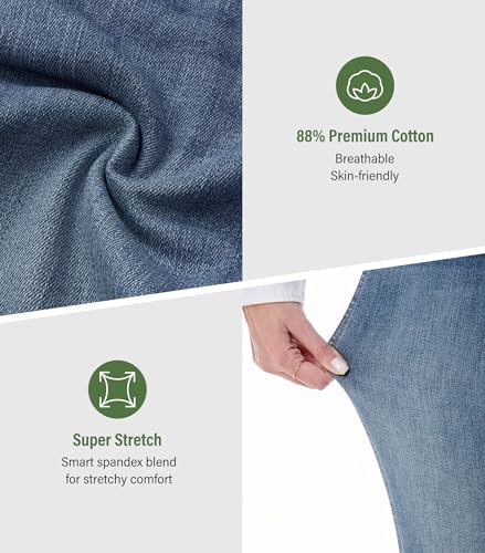 Skinny Jeans for Women High Waisted Pants Stretchy, Cotton Denim Jeggings with Pockets3