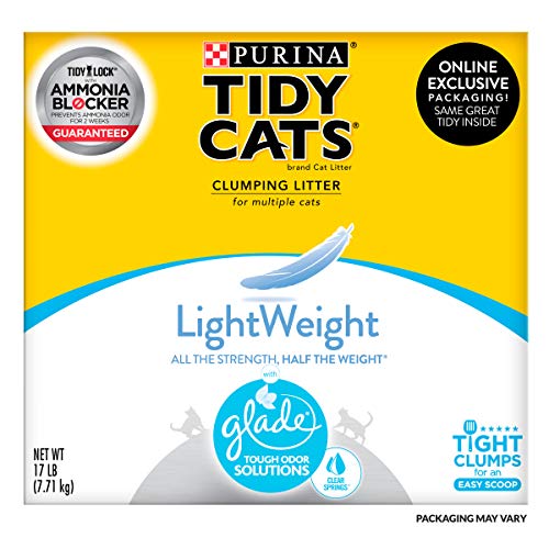 Purina Tidy Cats Light Weight, Low Dust, Clumping Cat Litter, LightWeight Glade Clear