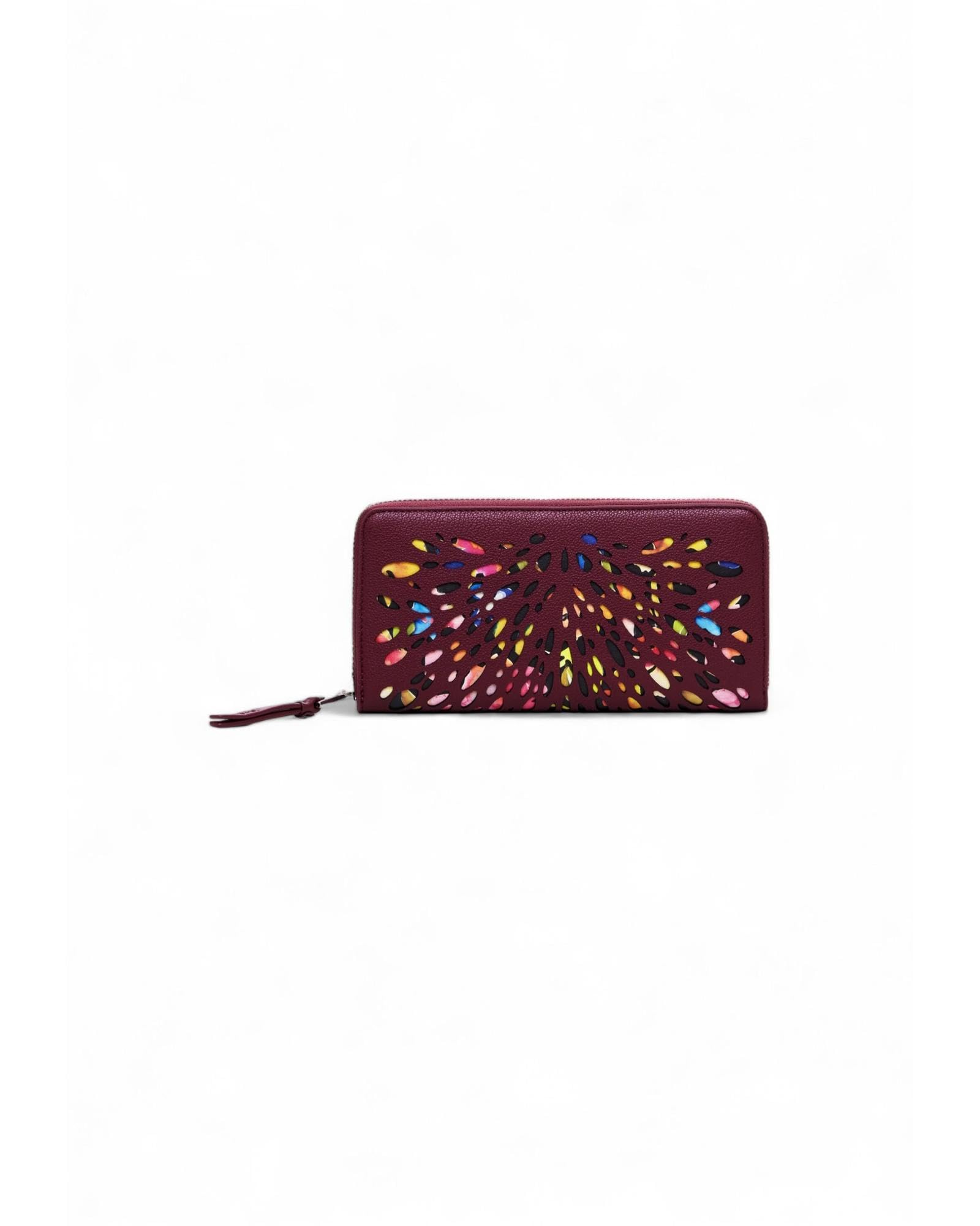 Cartera Con Cremallera En Estilo Vintage LEAS En Piel Auténtica, Dark