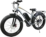 IKAMHNC 1000W 48V Electric Bike for Adults, 28mph 30° Slope Climbing E-Bike with...