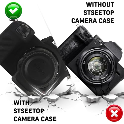 Funda para cámara Nikon Z6 Z6II Z7 Z7II silicona negra miniatura 6