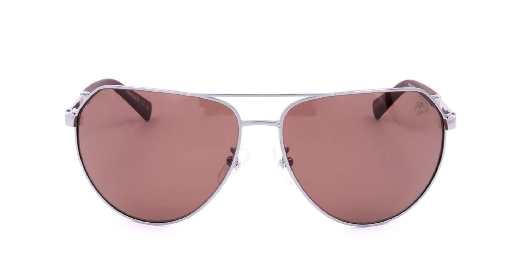 TIMBERLAND Gafas de sol polarizadas Pilot TB9340-H08H60 para hombre, Gris plomizo brillante, 60