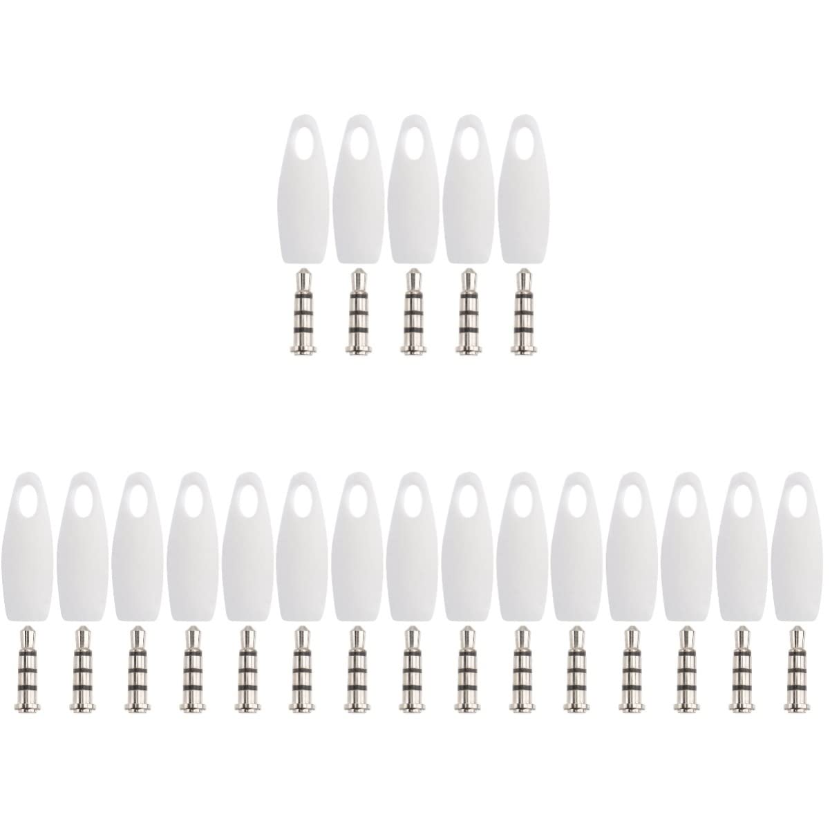 UKCOCO 20sets Blocking Blockers Plug Portable Desktop Tablet Phone Mobile Tablets for Headphone with Audio Block Input Anti- Sound Device Security Mic Practical Microphone Cellphone