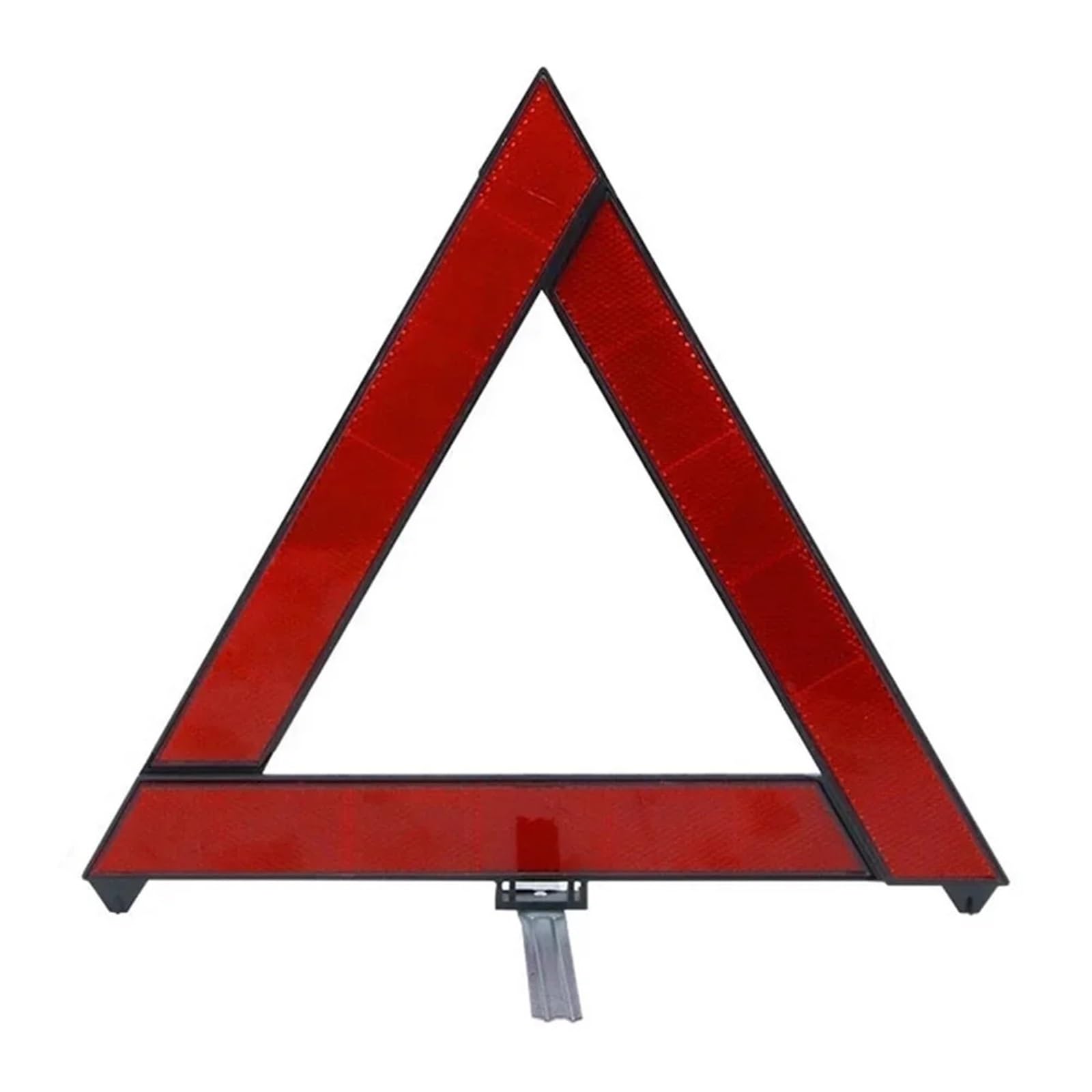 HDREFIRTD Triangolo Stradale Segnale Catarifrangente Triangolare Rosso Pieghevole avviso di guasto Emergenza per Auto Sicurezza Stradale(B)