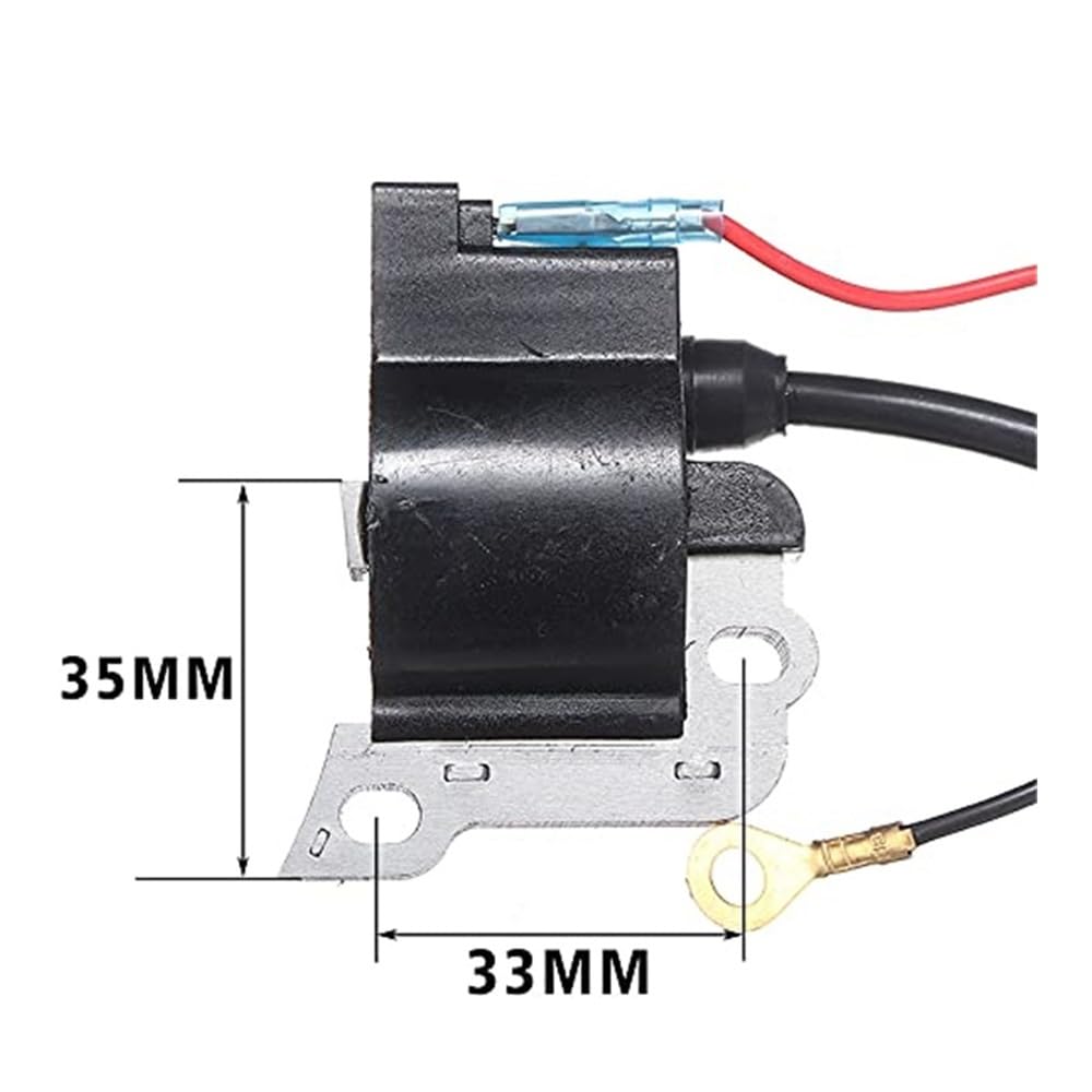 Bobina de encendido compatible con motor de cortacésped 139 de gasolina. Piezas for desbrozadora de 4 tiempos. Piezas for cortacésped. Herramientas de jardín.