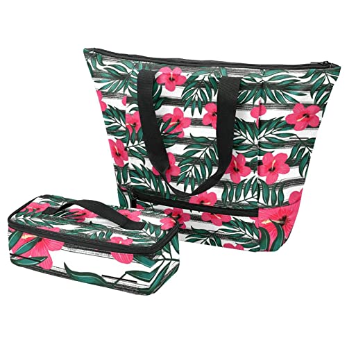 Grand sac fourre-tout et boîte à déjeuner avec sacs isolants voyage