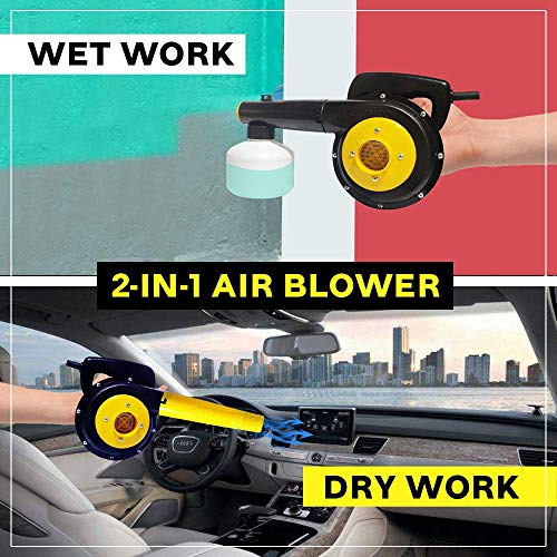 Image of ELMICO 700W Paint Sprayer Cum Mist Sprayer /Continuously 60 Min Use /Water Sprayer Air Blower /100% Copper Armature Corded Electric