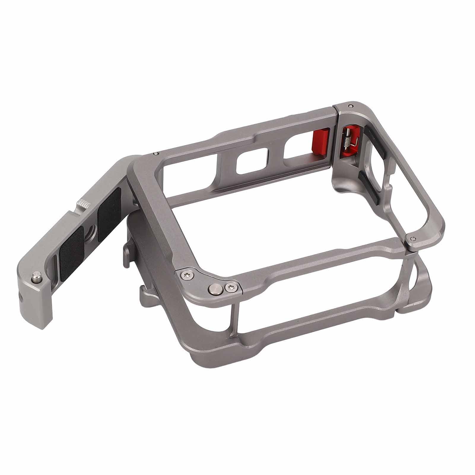 Generic Cage de Protection de Caméra en Alliage D'aluminium Léger, Conception à Rabat à Dégagement Rapide pour Pro 2, Prise de Vue Vidéo en Extérieur