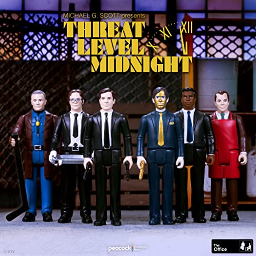 Super7 The Office Threat Level Midnight Michael Scott As Michael Scarn 3.75 In Reaction Figure #TOP4