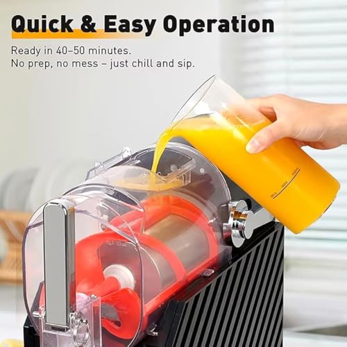 Slush-Maschine, Slushi-Maschine, Eismaschine, 1800 ml großes Fassungsvermögen, 360°-Schnellgefrieren, Smart Panel, Reinigung mit einem Klick und mehrere Geschmacksrichtungen – Bild 5