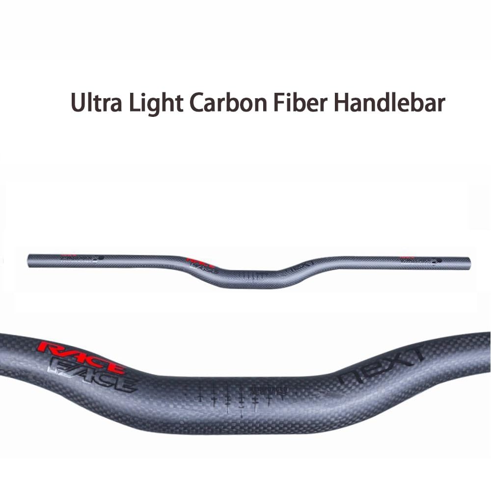 FukkeR 580/600/620/640/660/680/700/720/740/760mm Riser Cintre de Route en Carbone 31.8mm Guidon Balade Poids 138g Guidolines de Vélo pour la Conduite (Color : Gray, Size : 680mm