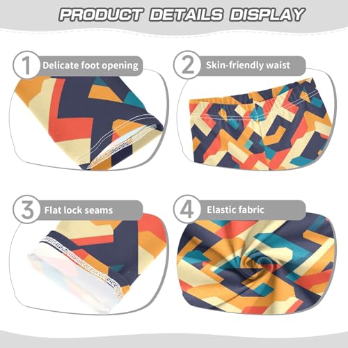 KLL Yellow Star Girls Basic Leggings Casual Full Length Athleisure Pants Running3