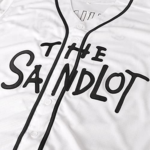 Mesospero USAU98-48-375 The Sandlot Benny Jersey 30 'The Jet' Rodriguez Squints Palledorous Yeah-Yeah Mcclennan 3D Print Movie Baseball Jersey thumb #3