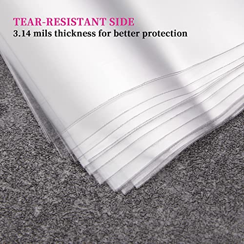 INTLMATE 200 Pcs Clear Resealable Cellophane Bag Self Sealed Small Cellophane Bags for Cookie Gifts, Sweet - Image 2