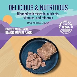   A-Strong-Heart-Wet-Dog-Food-Chopped-Chicken-Dinner-132-oz-Cans-Pack-of-12-Made-in-The-USA-with-Real-Chicken