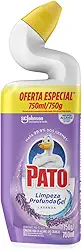 Pato Limpador Sanitário Gel Desinfetante, Lavanda, Limpeza Profunda, 750ml
