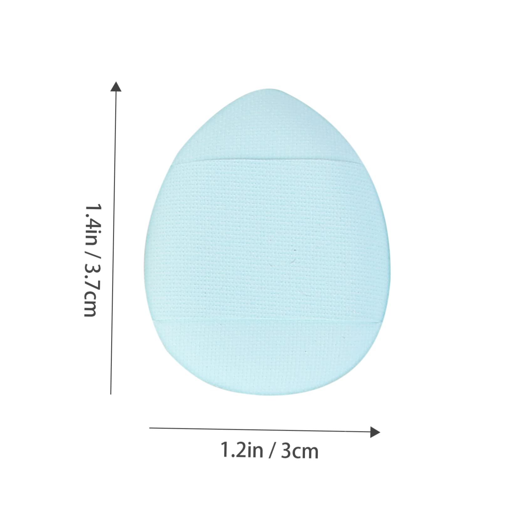 BESTYASH 6Pcs Mini Finger Makeup Powder Puff Soft Velour Cosmetic Applicators for Loose Powder and Foundation for Application and Natural Finish