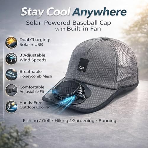 Casquette de baseball en maille ventilée pour éviter les coups de chaleur