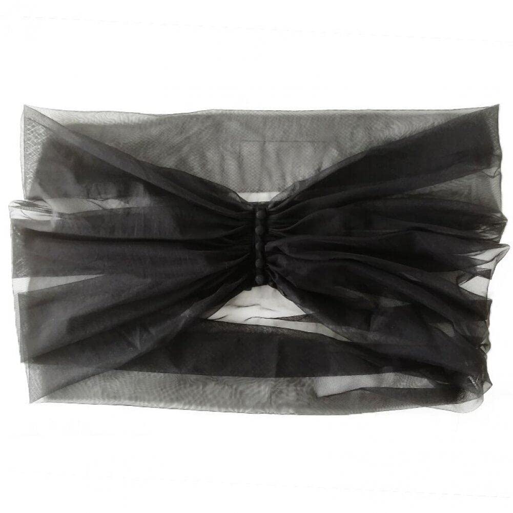 Sanfly Women's Pleated Tulle Sheer Wrap Chiffon Capelets Sheer Shawl and Wraps for Evening Wedding Cape with Button