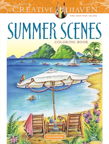 Creative Haven Summer Scenes Coloring Book