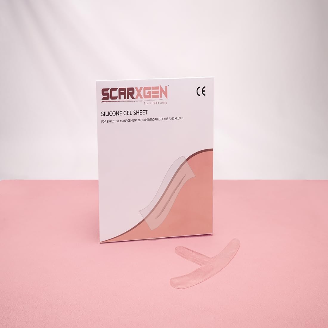 Scarxgen | Mastopexy Anchor Shape Silicone Scar Tape for Breast Reduction & Surgery,Scar Sheets for Flattening & Fading | Ideal for Surgical & Keloid Scars (7CMX20CM - BOX OF 1 UNIT)