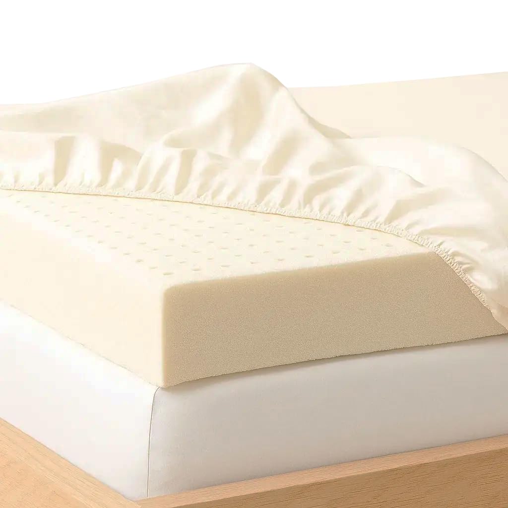 ORGANIC TEXTILES Organic Cotton Crib Mattress Protector - Water Resistant Fitted Sheet Liner Pad, Skin Friendly, Chemical-Free Pure Cotton [GOTS-Certified] - Made in USA (Mini Crib (38