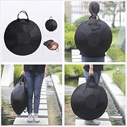 JLDN Tambour De Langue en Acier 9 Tons, Handpan Drum 22inch / 56cm Tambour À Main à Sac Tambour Hand Pan Instrument à… - Les Beatles, Paul McCartney, John Lennon, RIngo Starr, George Harrison JLDN Tambour De Langue en Acier 9 Tons, Handpan Drum 22inch / 56cm Tambour À Main à Sac Tambour Hand Pan Instrument à… – Image 5