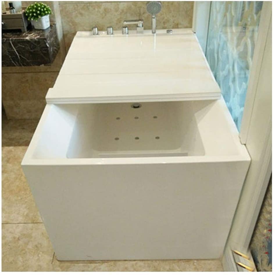 Couvercle de baignoire isolant pour garder l'eau chaude et poser vos objets