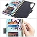 Casetego for Galaxy Note 10 Plus Case,Detachable Magnetic Wallet Case PU Leather Full Body Protective Case with Credit Card Holders, Wrist Strap for Samsung Galaxy Note 10 Plus,Blue Flower