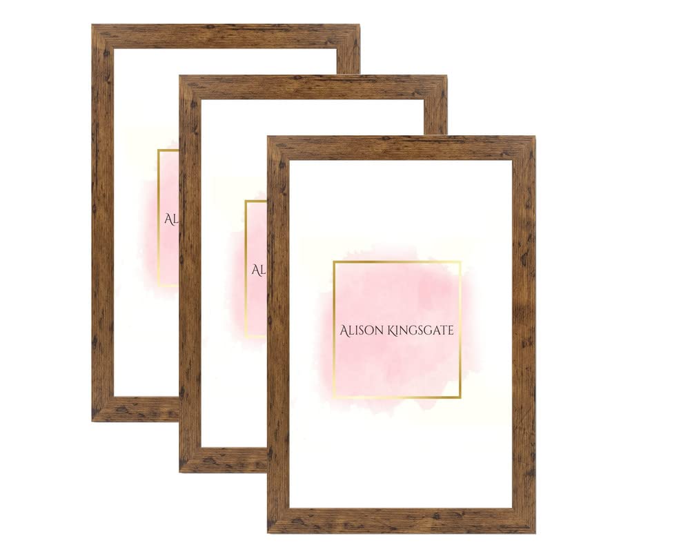 Alison Kingsgate Rustic Oak Picture Frame for Photos 80X60CM - Pack of 5 — image 1