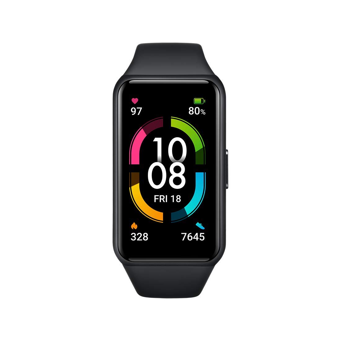 HONOR Band 6 smartklocka för män, 1,47 tum fitness armband tracker med  pulsmätare, puls- och SPO2-övervakning, 2 veckors batteritid 5 ATM  stegräknare med film, rem : Amazon.se: Sport \u0026 outdoor