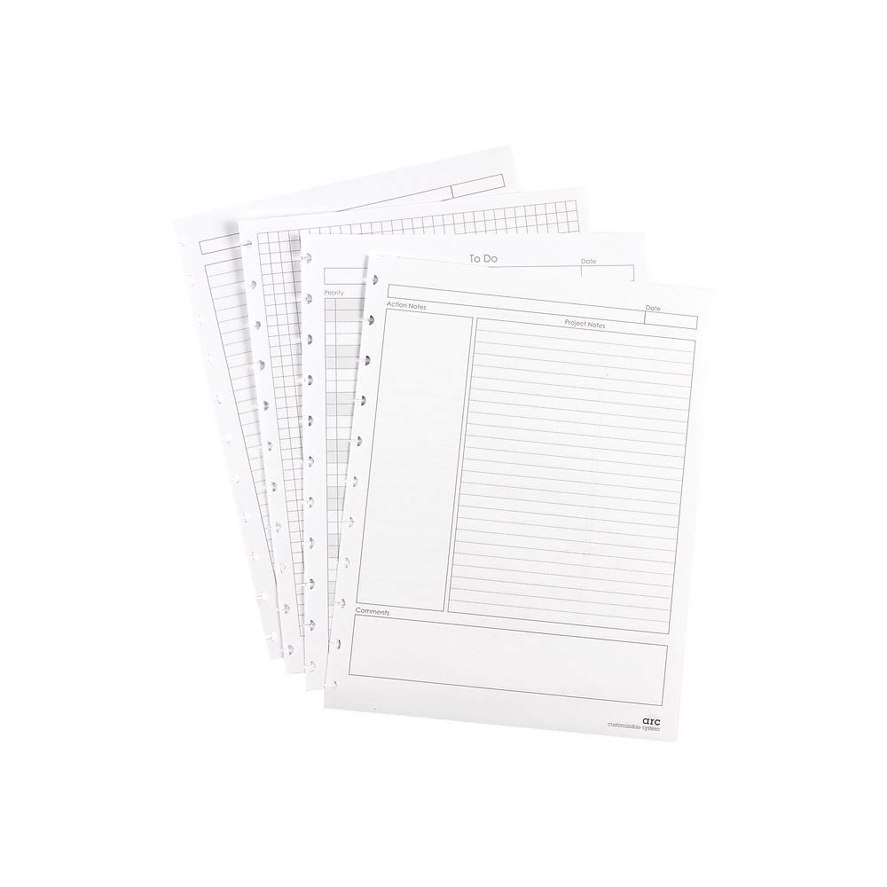 Staples Arc Notebook Project Planner Filler Paper, Lettersized, White
