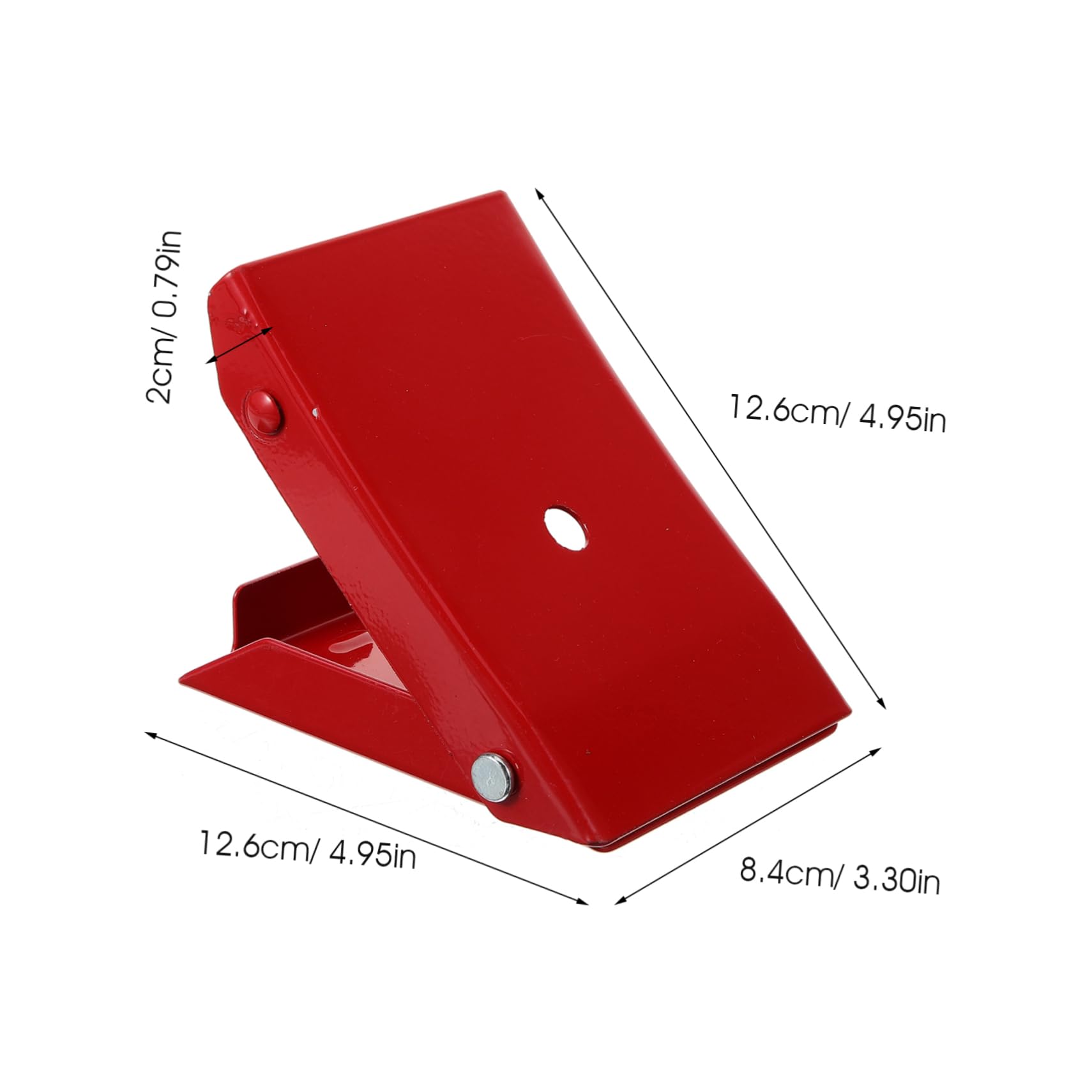 Zerodeko Wheel Chock Stabilizer Foldable Slip Support for and Trailer Heavy Duty Motorcycle Wheel Chocks for Enhanced and Easy Portability