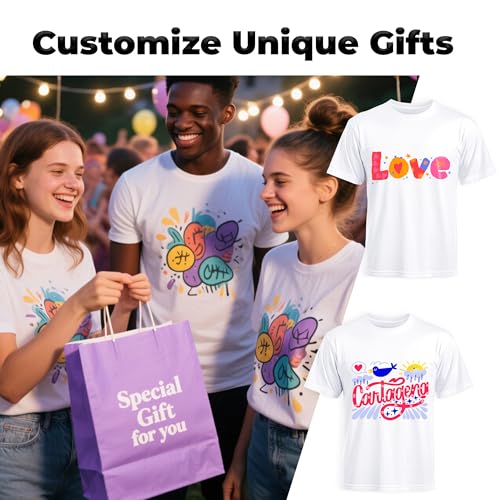 Joyclub 5 Pack White T Shirts Polyester Bulk Sublimation Blanks Wholesale Unisex Crew Neck Short Sleeve for Heat Transfer Printing Graffiti Adults Women Men Multiple Sizes2